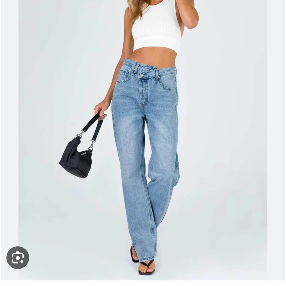 Princess polly holly asymmetrical jeans